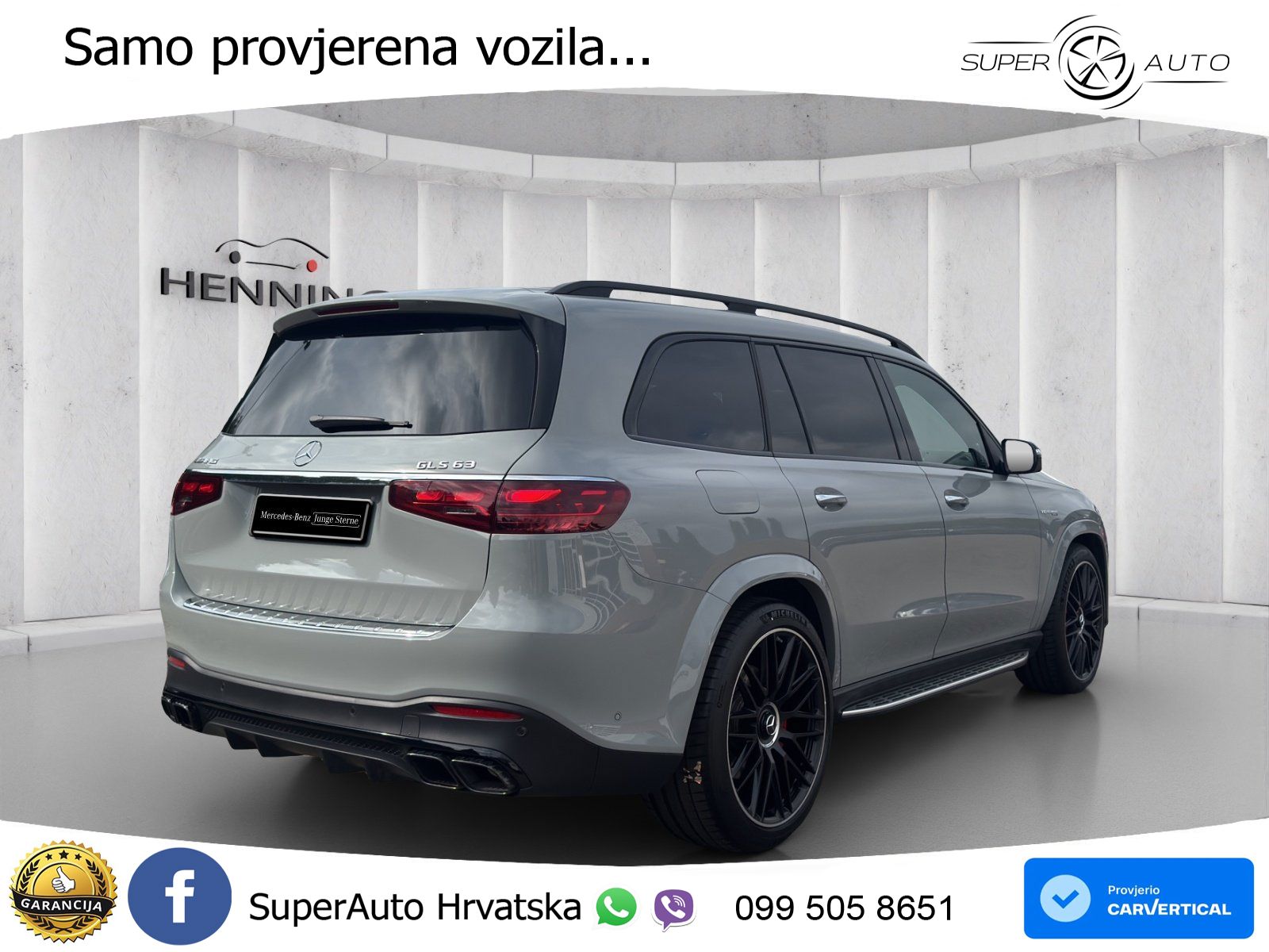 Mercedes-Benz GLS AMG GLS 63 V8 EQ Boost 4MATIC+ AMG SPEEDSHIFT TCT 9G ACC+HEAD+4xGR SJED+360+PANO