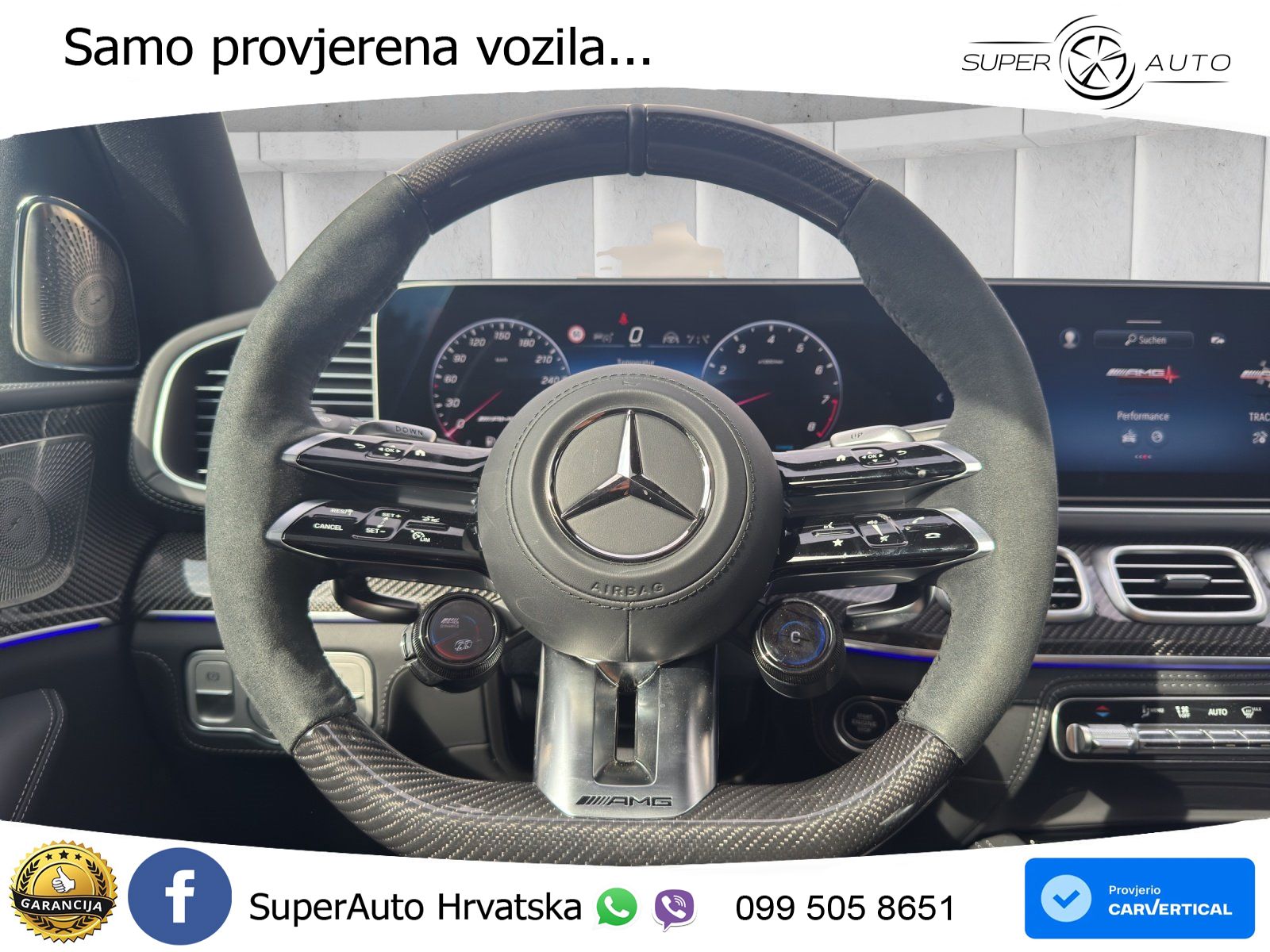 Mercedes-Benz GLS AMG GLS 63 V8 EQ Boost 4MATIC+ AMG SPEEDSHIFT TCT 9G ACC+HEAD+4xGR SJED+360+PANO