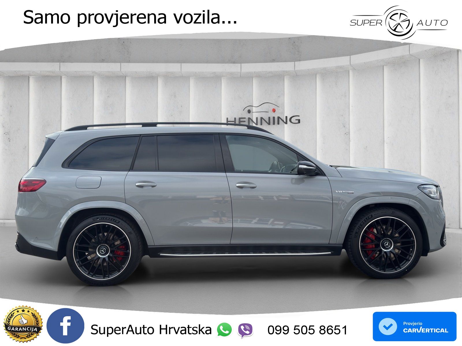 Mercedes-Benz GLS AMG GLS 63 V8 EQ Boost 4MATIC+ AMG SPEEDSHIFT TCT 9G ACC+HEAD+4xGR SJED+360+PANO