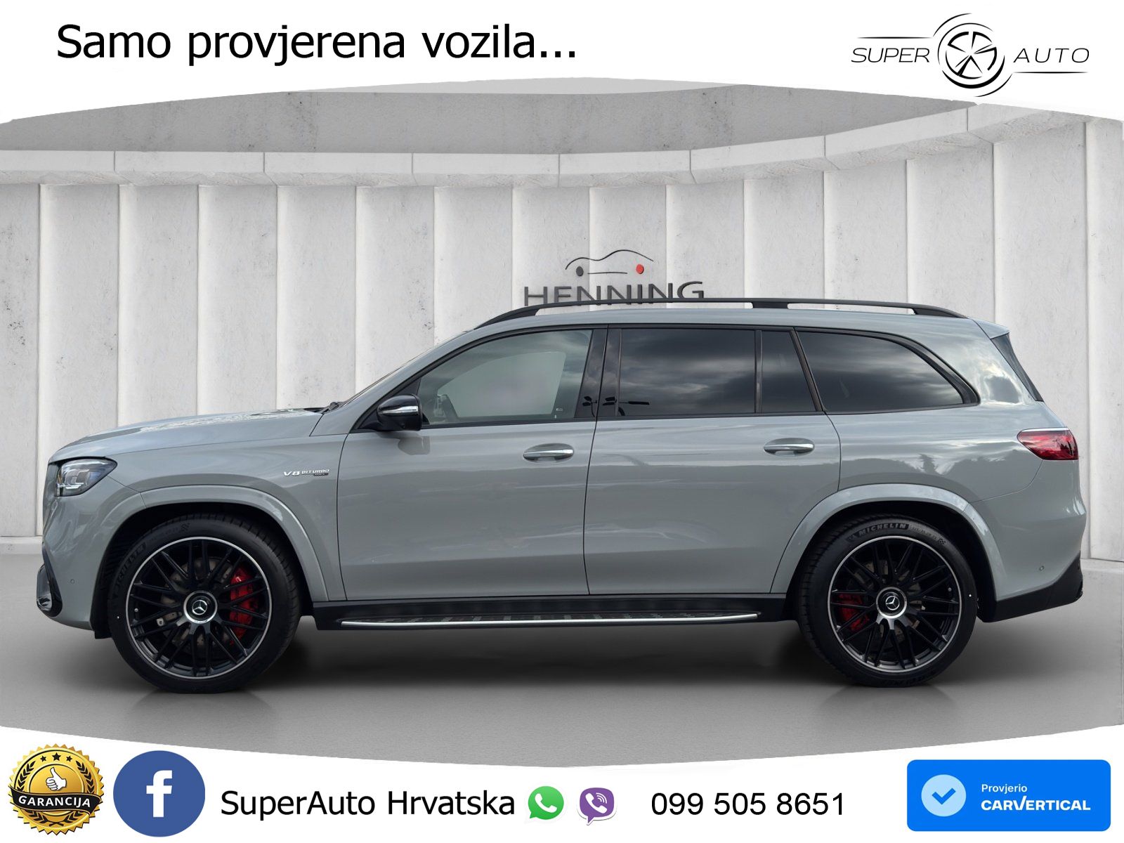 Mercedes-Benz GLS AMG GLS 63 V8 EQ Boost 4MATIC+ AMG SPEEDSHIFT TCT 9G ACC+HEAD+4xGR SJED+360+PANO