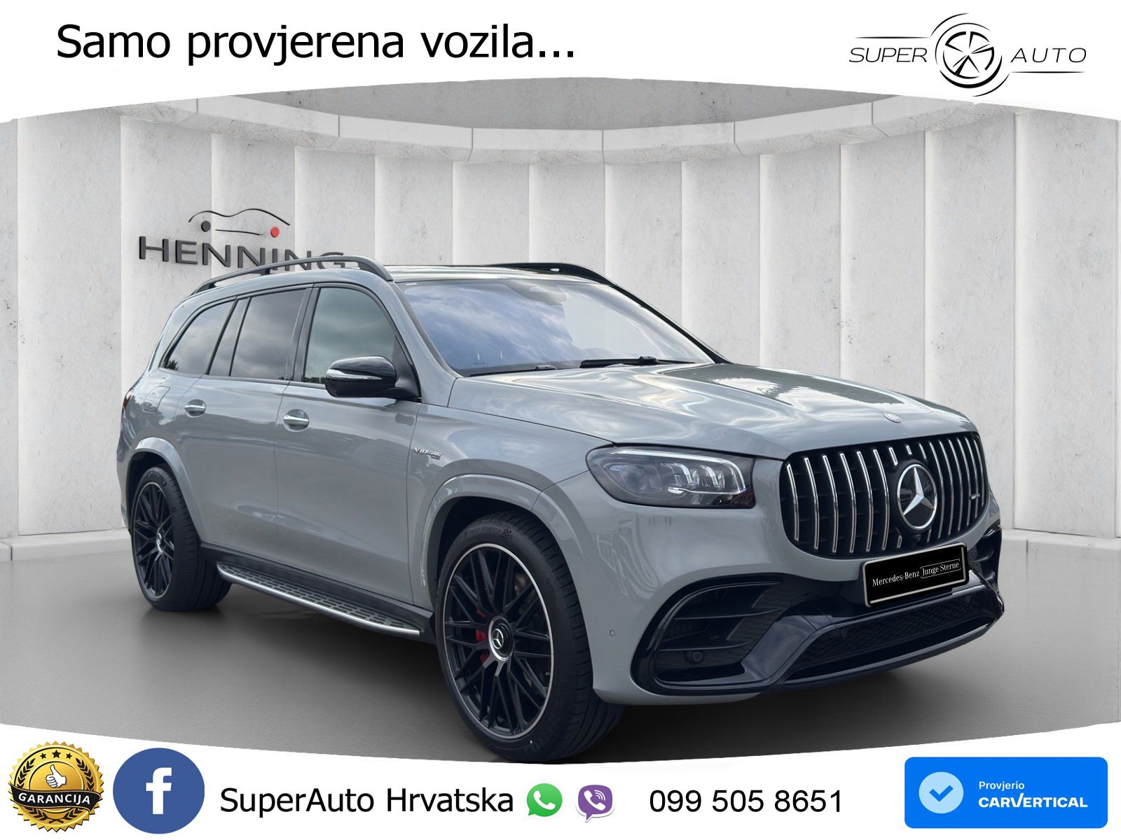 Mercedes-Benz GLS AMG GLS 63 V8 EQ Boost 4MATIC+ AMG SPEEDSHIFT TCT 9G ACC+HEAD+4xGR SJED+360+PANO
