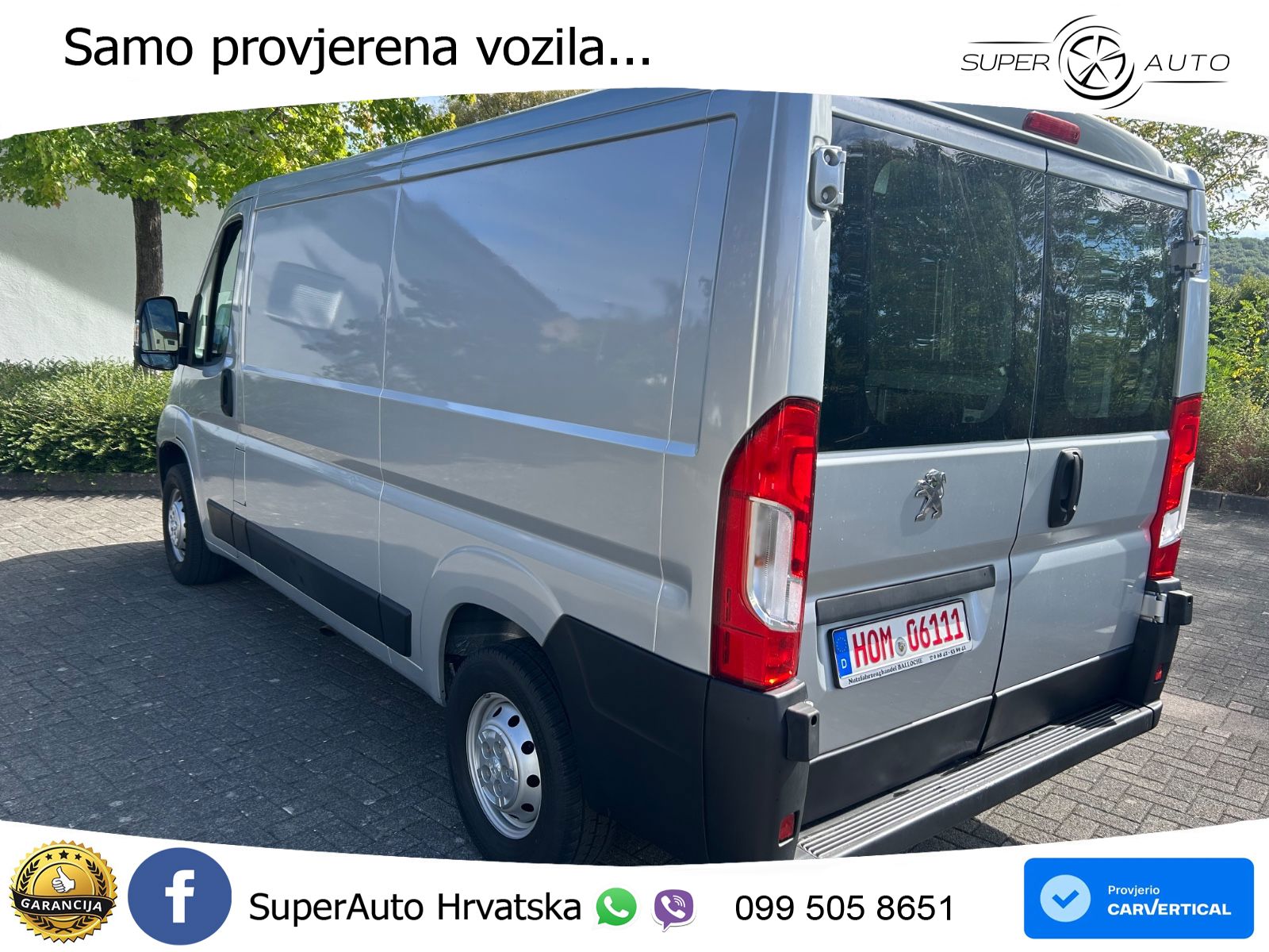 Peugeot Boxer 2,0HDI 54Tkm Klima AHK 2,5to . 1HD Tüv neu 120 KS