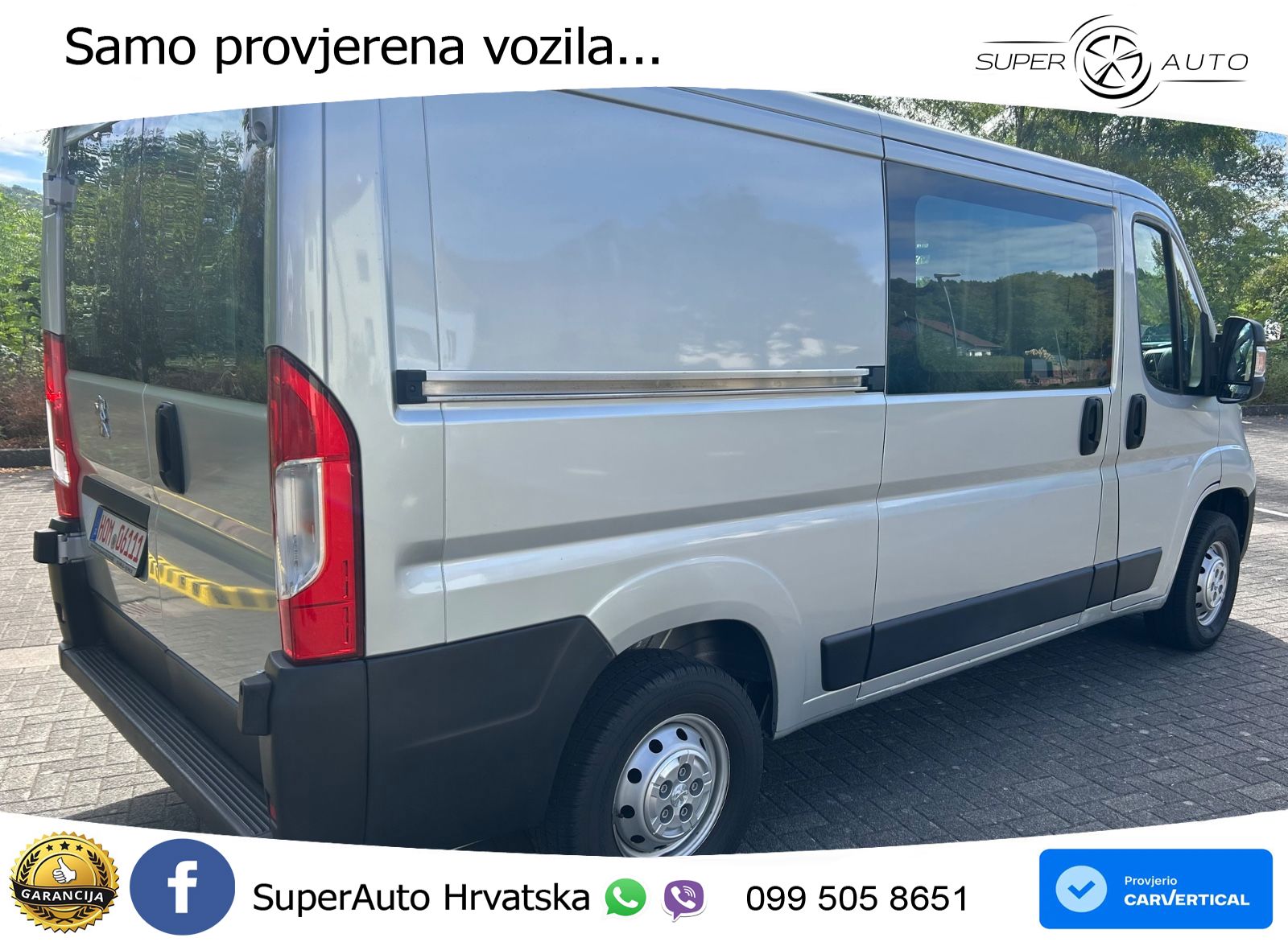 Peugeot Boxer 2,0HDI 54Tkm Klima AHK 2,5to . 1HD Tüv neu 120 KS