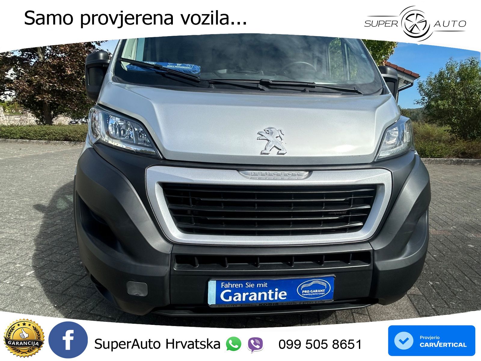 Peugeot Boxer 2,0HDI 54Tkm Klima AHK 2,5to . 1HD Tüv neu 120 KS