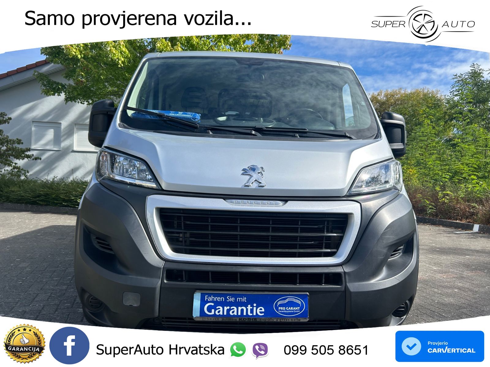Peugeot Boxer 2,0HDI 54Tkm Klima AHK 2,5to . 1HD Tüv neu 120 KS