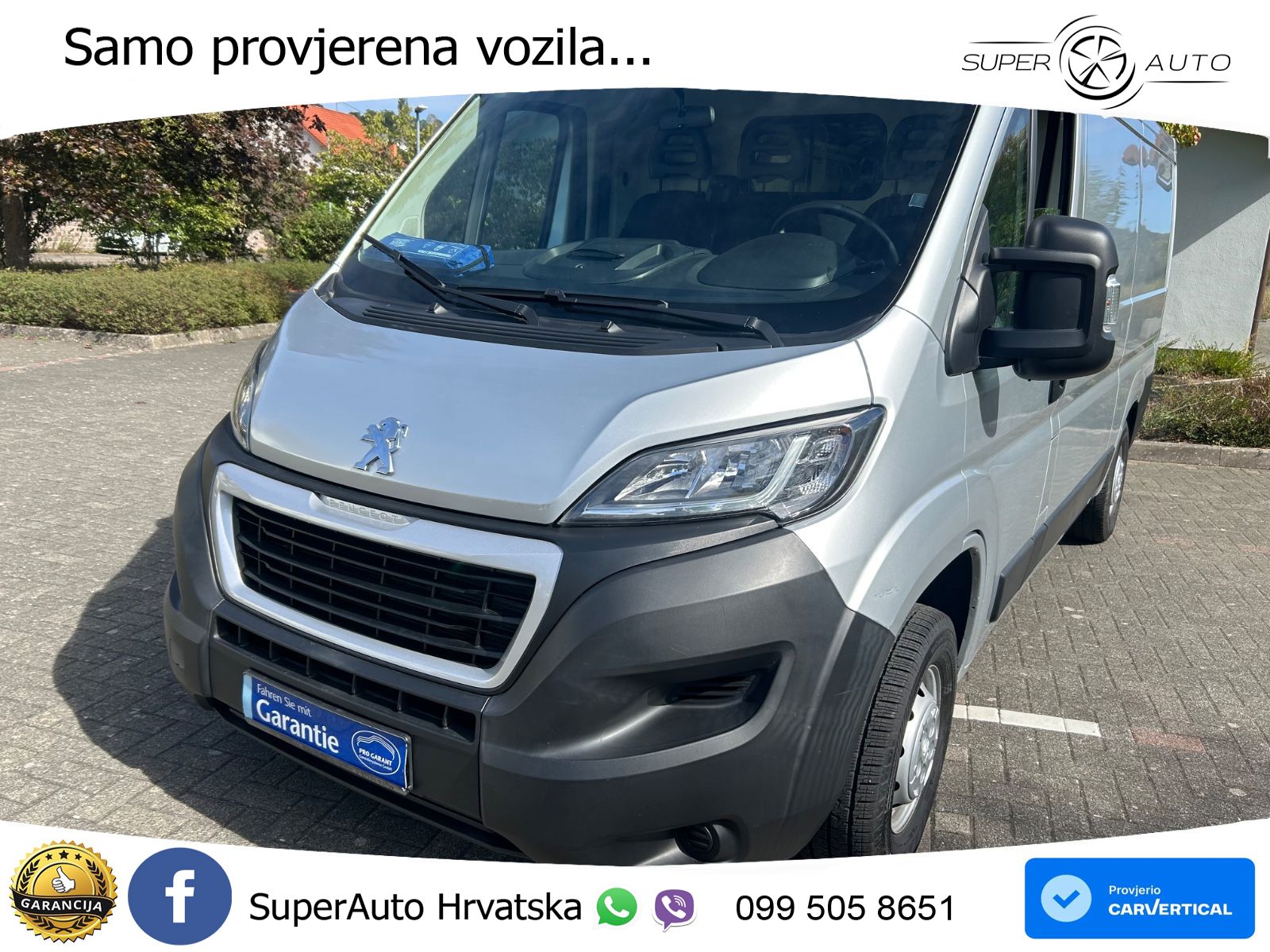Peugeot Boxer 2,0HDI 54Tkm Klima AHK 2,5to . 1HD Tüv neu 120 KS