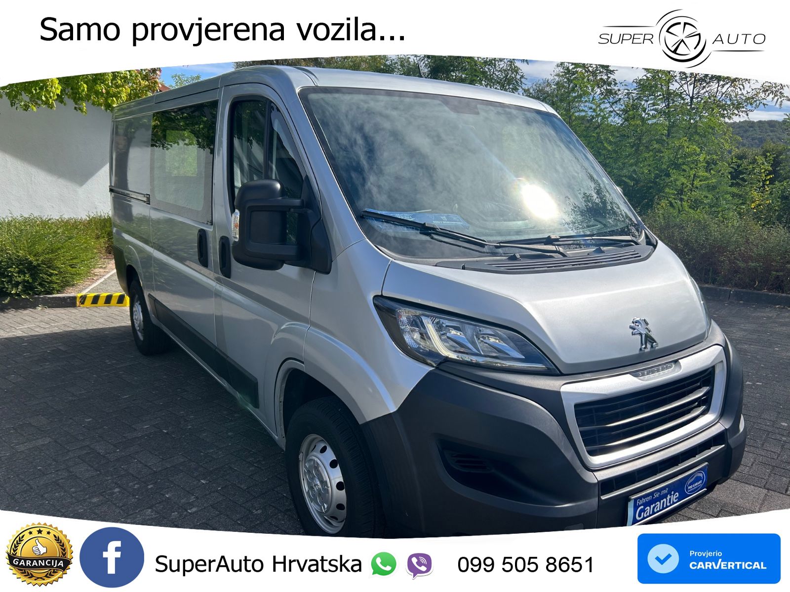 Peugeot Boxer 2,0HDI 54Tkm Klima AHK 2,5to . 1HD Tüv neu 120 KS