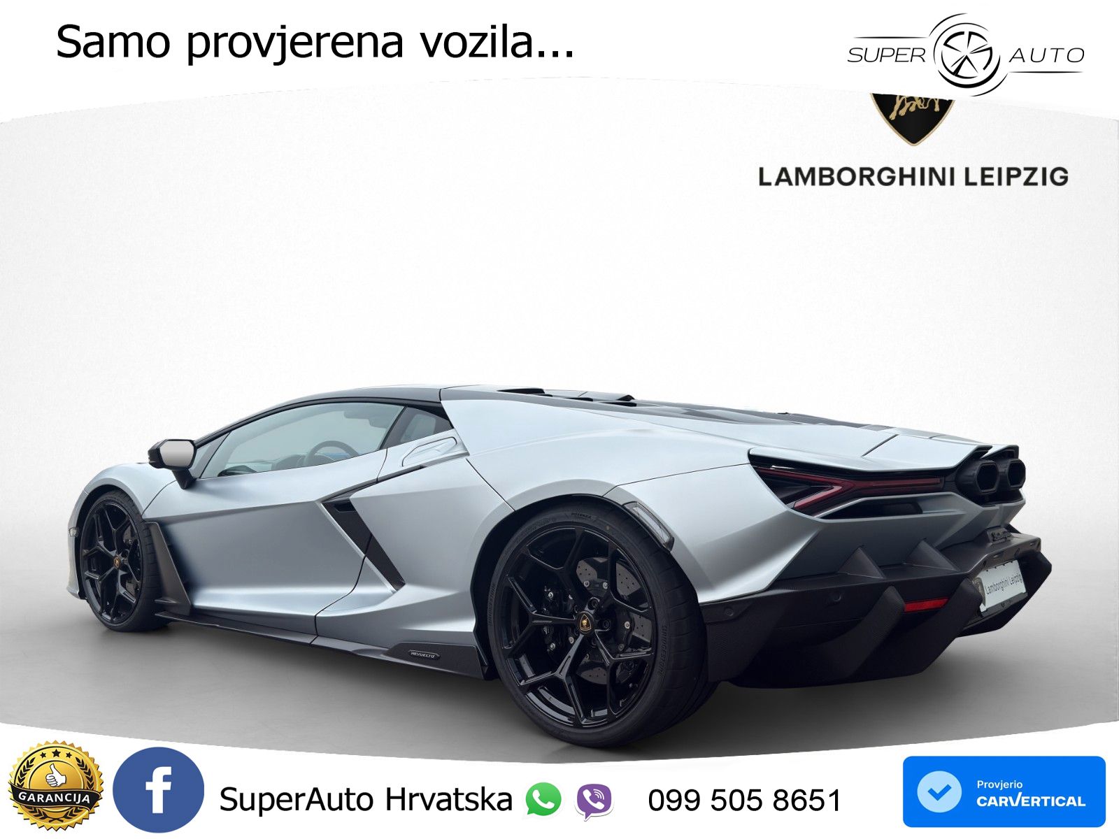Lamborghini Revuelto 6.5 V12 (1015 KS) 4WD DCT LED+ACC