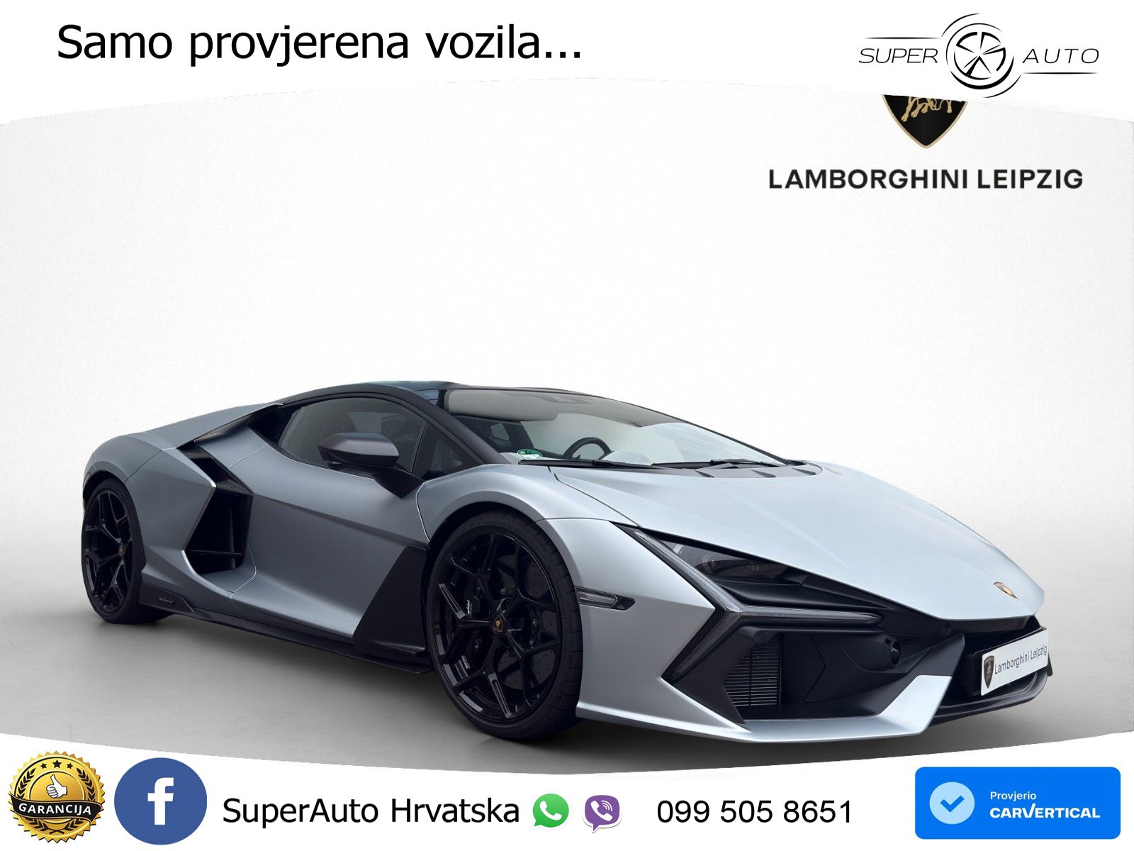 Lamborghini Revuelto 6.5 V12 (1015 KS) 4WD DCT LED+ACC