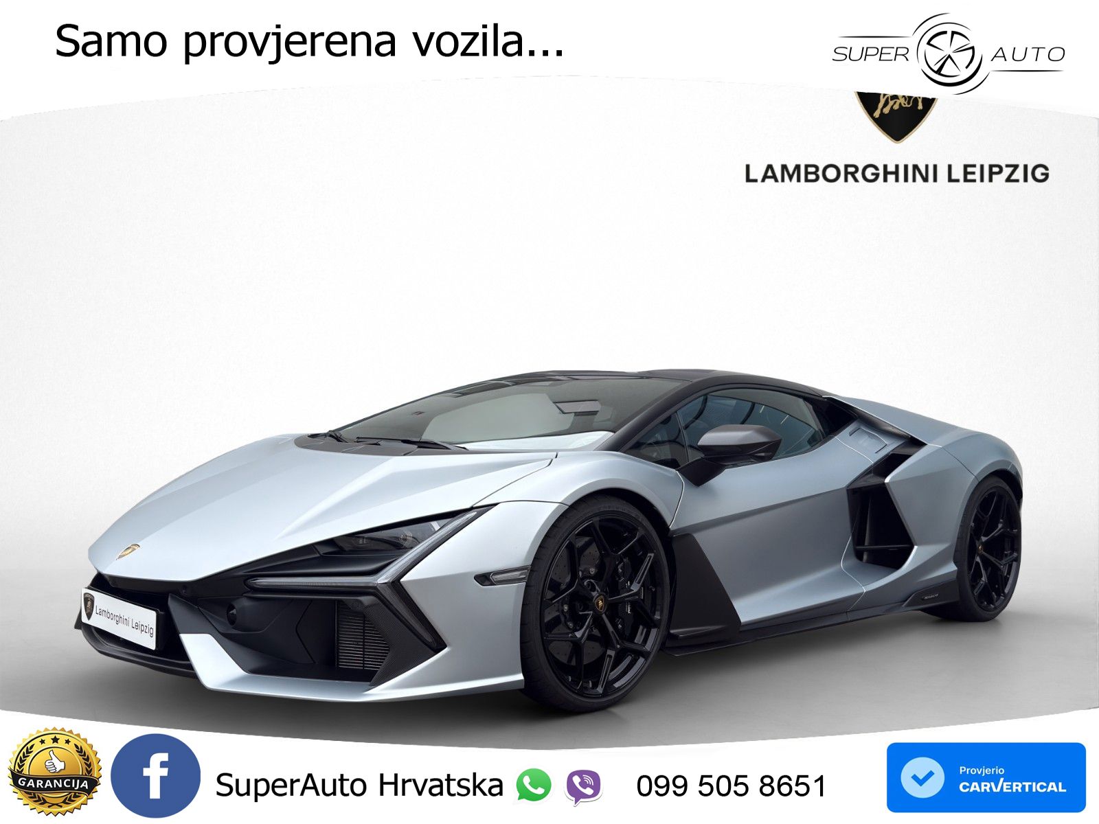 Lamborghini Revuelto 6.5 V12 (1015 KS) 4WD DCT LED+ACC