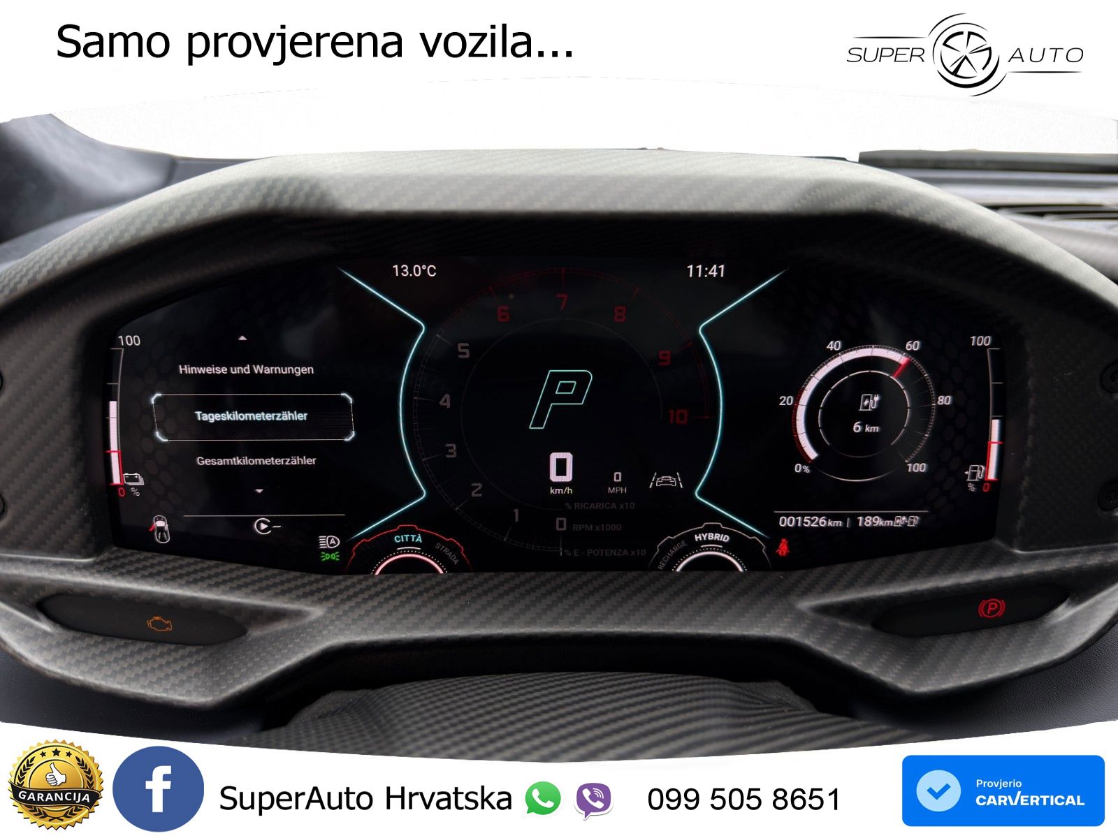 Lamborghini Revuelto 6.5 V12 (1015 KS) 4WD DCT LED+ACC
