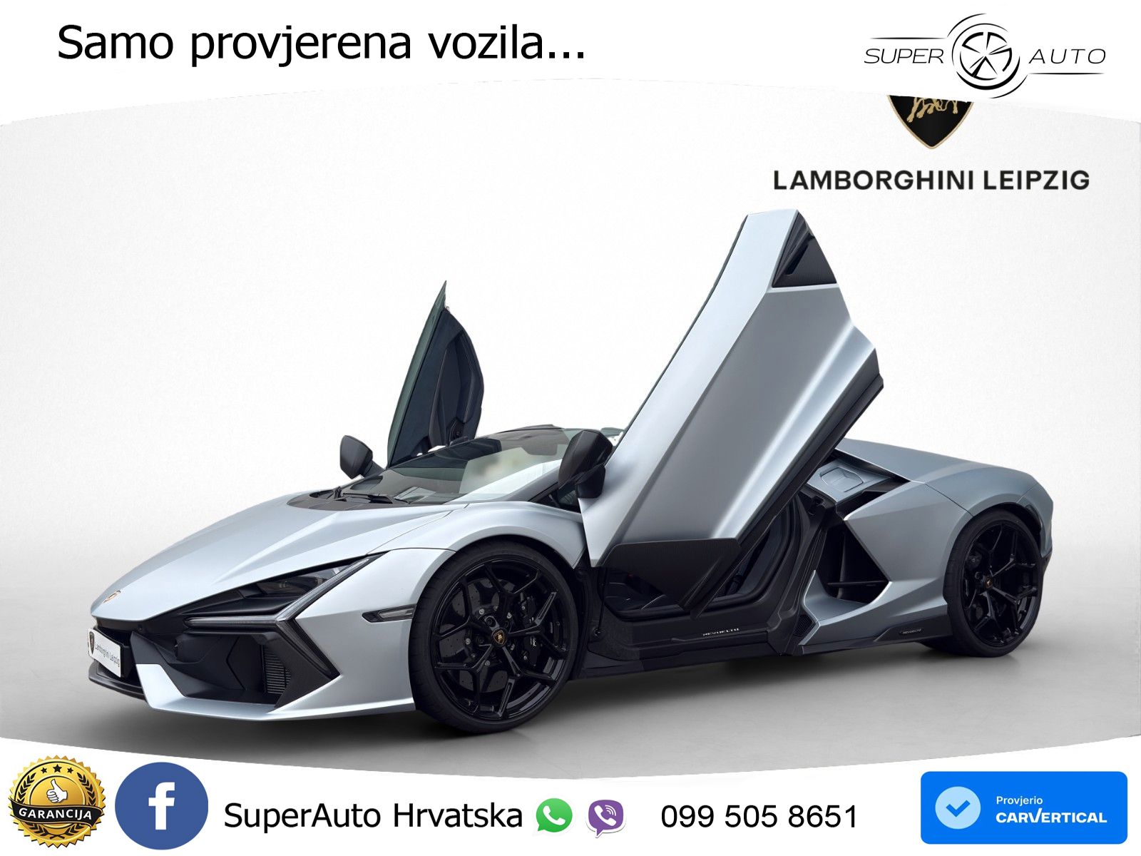 Lamborghini Revuelto 6.5 V12 (1015 KS) 4WD DCT LED+ACC