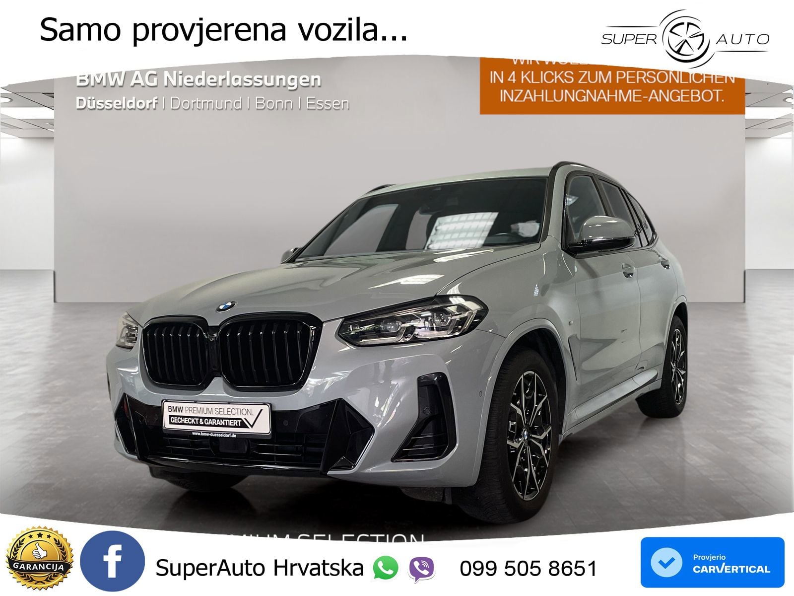 BMW X3 20d xDrive Steptronic M Sport LED+GR SJED+ACC