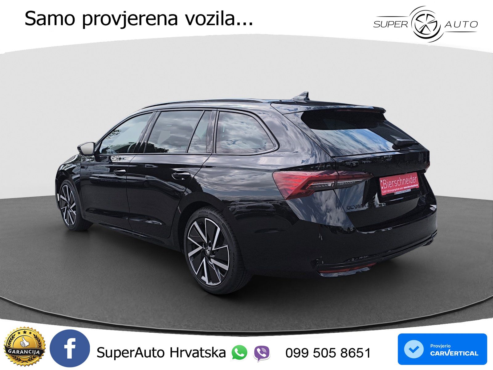 Škoda Octavia Combi 2.0 TDI (150 KS) DSG SportLine LED+GR SJED+ACC