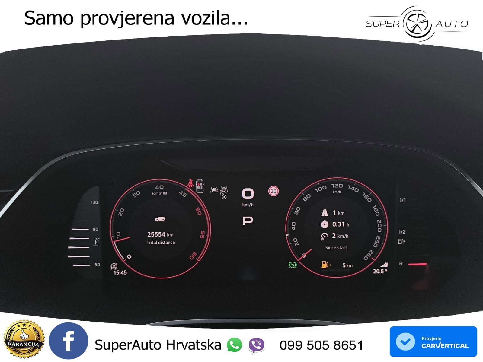 Škoda Octavia Combi 2.0 TDI (150 KS) DSG SportLine LED+GR SJED+ACC