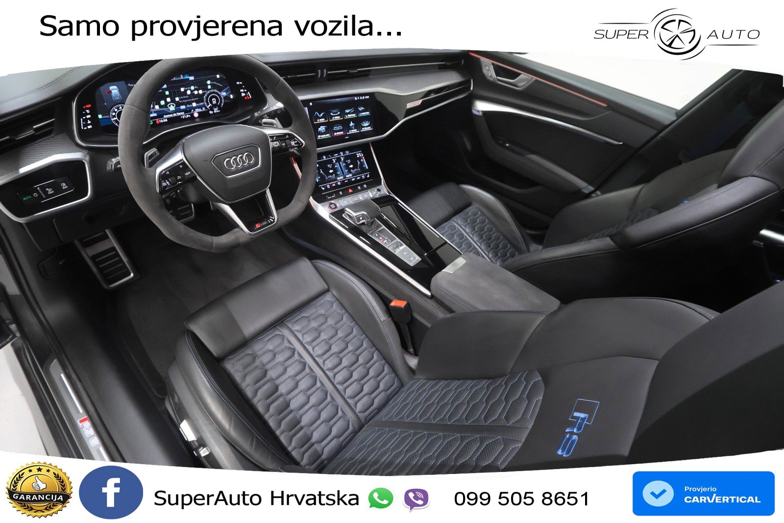Audi RS6 Avant 4.0 TFSI V8 performance (630 KS)  quattro tiptronic LED+GR SJED+ACC