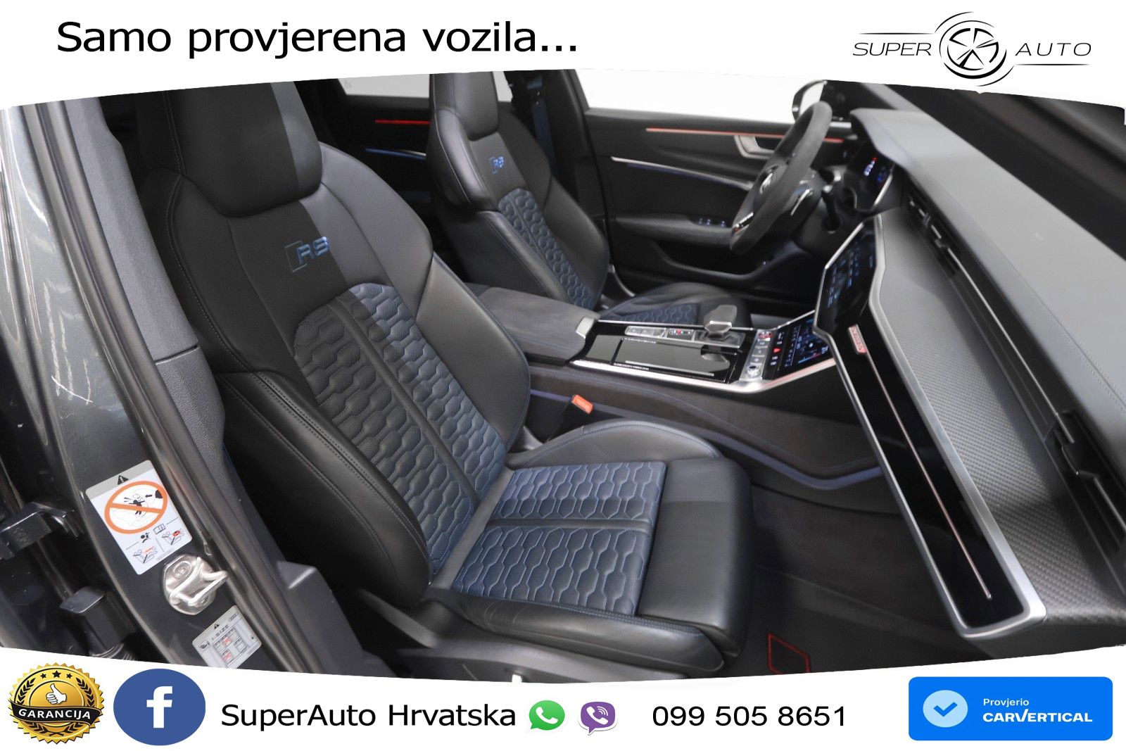 Audi RS6 Avant 4.0 TFSI V8 performance (630 KS)  quattro tiptronic LED+GR SJED+ACC