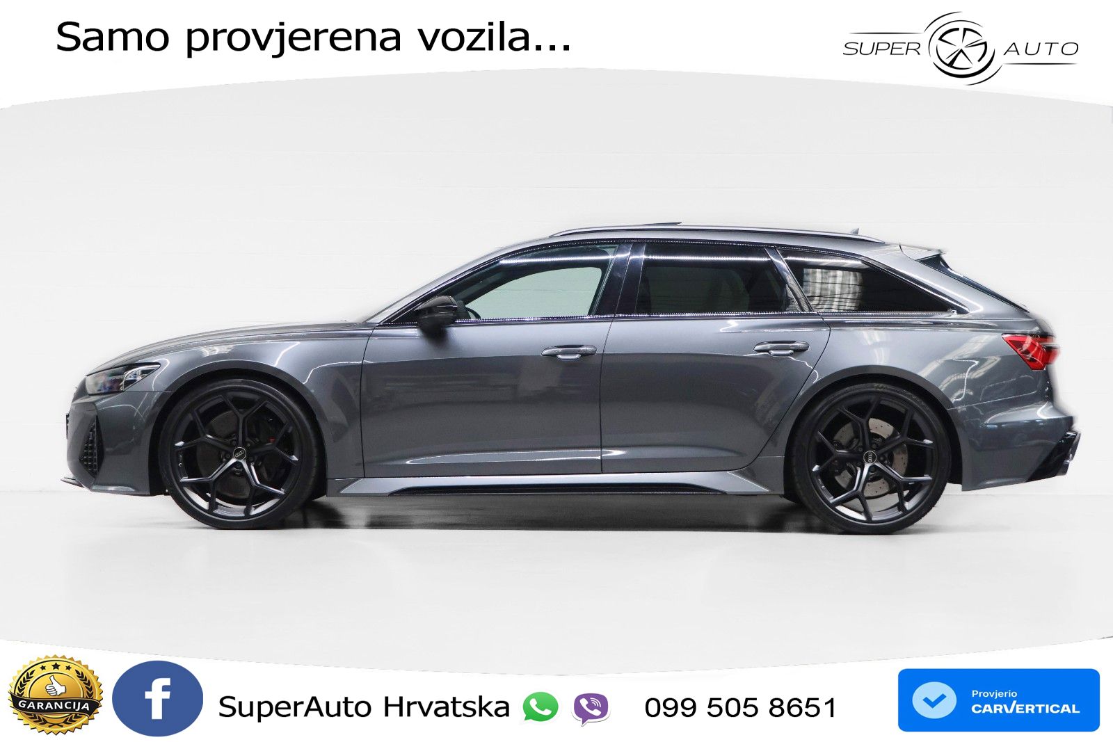 Audi RS6 Avant 4.0 TFSI V8 performance (630 KS)  quattro tiptronic LED+GR SJED+ACC