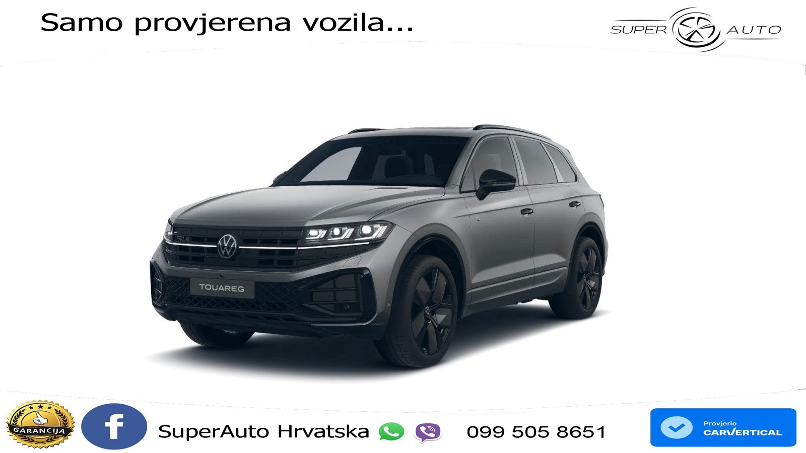 Volkswagen Touareg 3.0 V6 TDI (286 KS) 4MOTION Tiptronic ZRAČNI+ACC+GR SJED+KAM+PANO