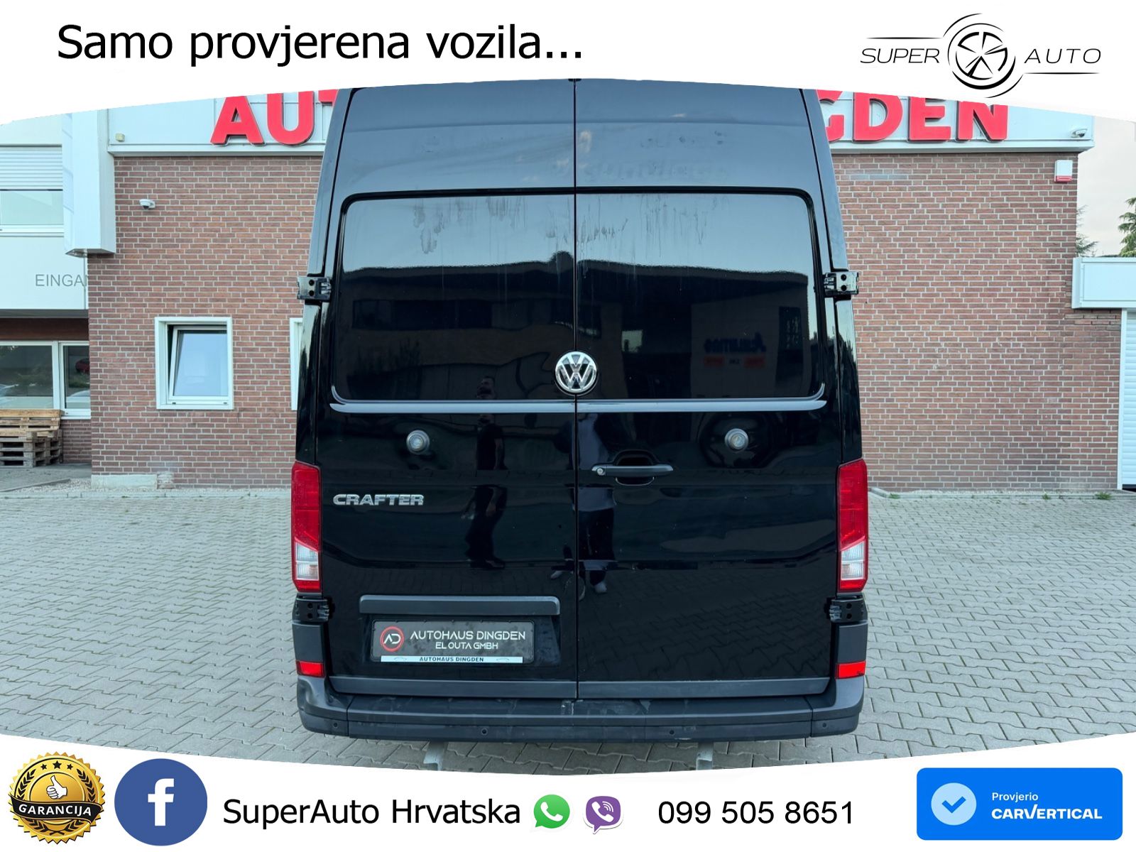 Volkswagen Crafter Kasten 35 Lang Hochdach 177 KS