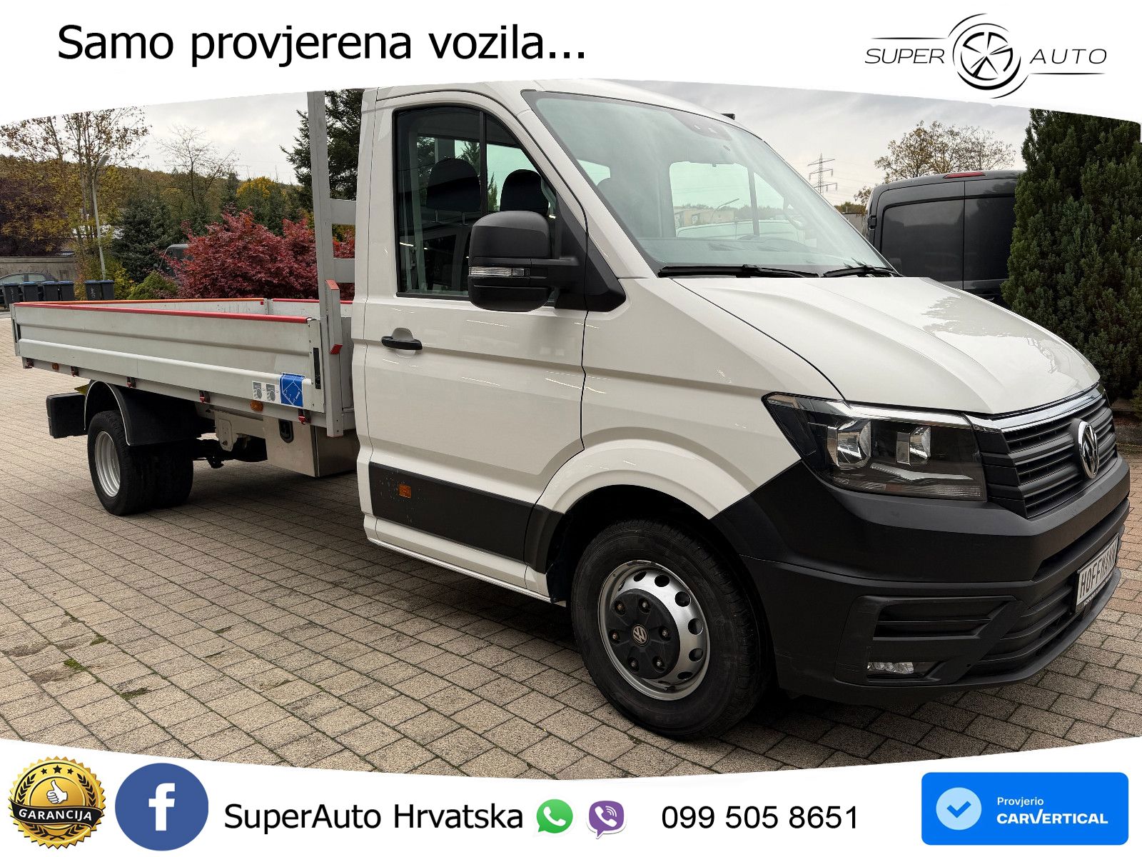 Volkswagen CrafterPritsche 35 lang XXL RWD A/C AHK 3,5T 177 KS
