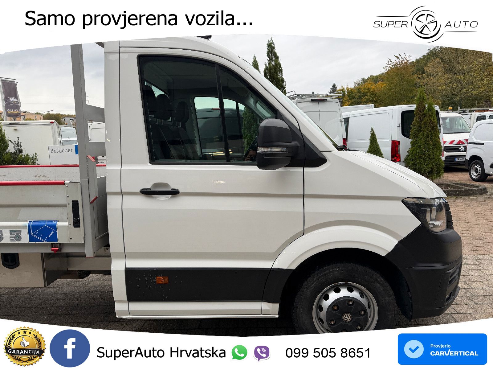Volkswagen CrafterPritsche 35 lang XXL RWD A/C AHK 3,5T 177 KS