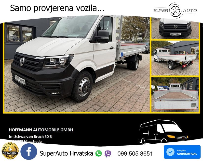 Volkswagen CrafterPritsche 35 lang XXL RWD A/C AHK 3,5T 177 KS