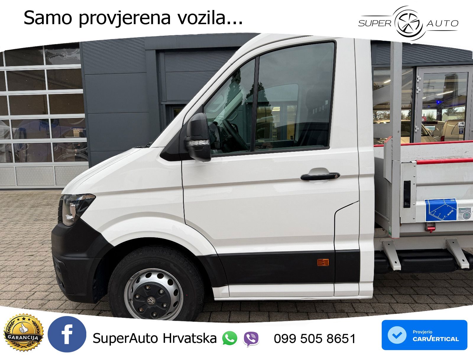 Volkswagen CrafterPritsche 35 lang XXL RWD A/C AHK 3,5T 177 KS