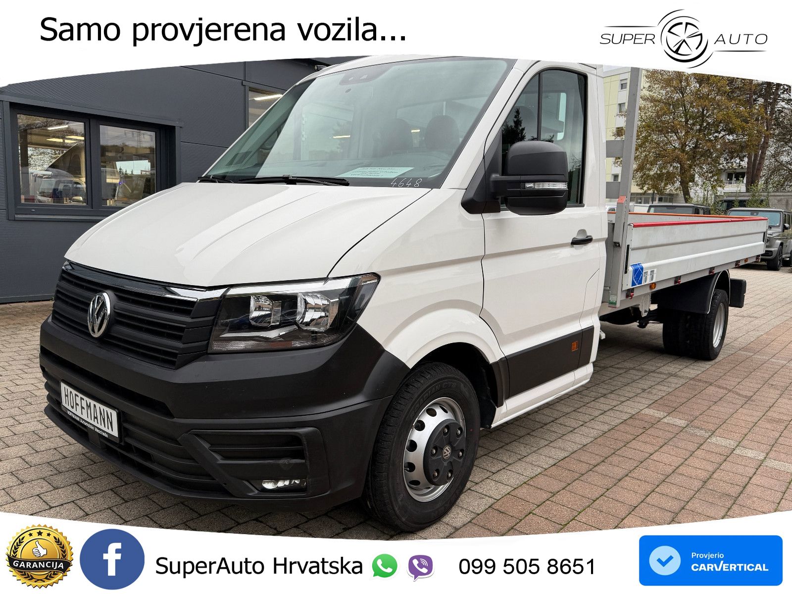 Volkswagen CrafterPritsche 35 lang XXL RWD A/C AHK 3,5T 177 KS