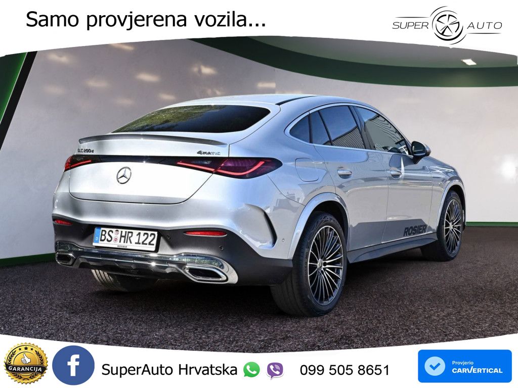 Mercedes GLC Coupe 200d (163 KS) 4MATIC 9G-TRONIC AMG LED+GR SJED+ACC