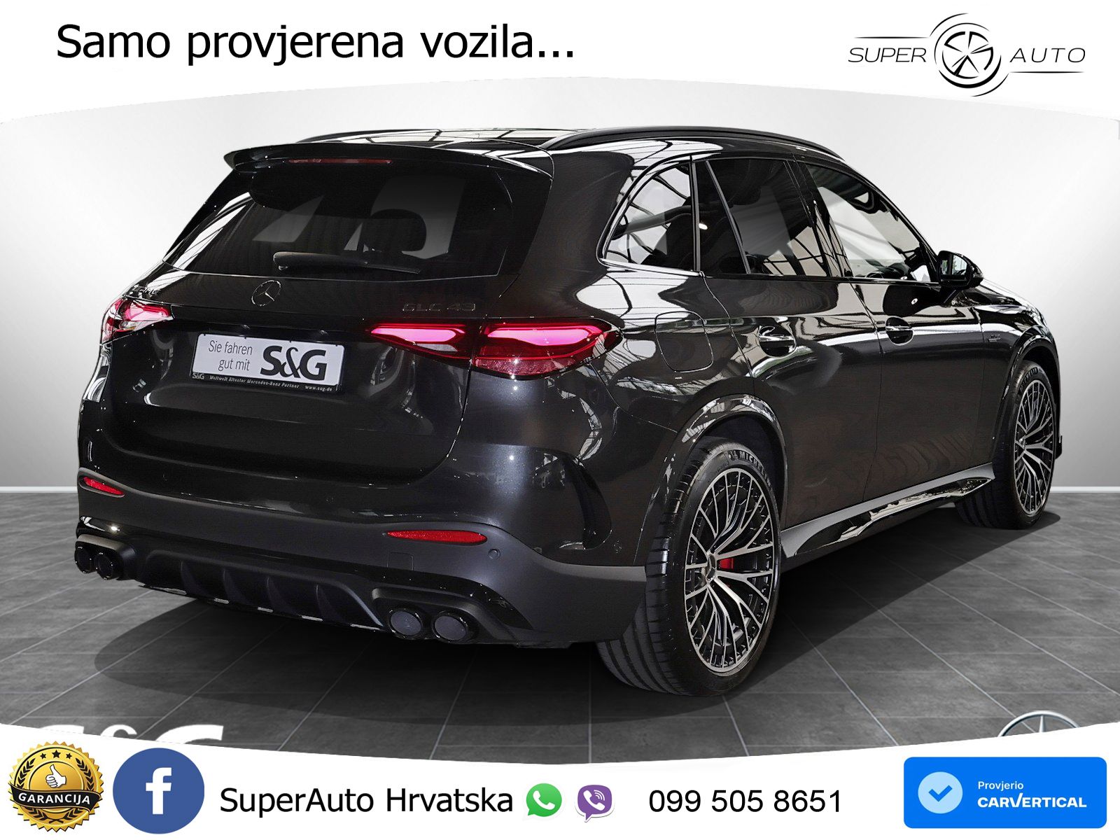 Mercedes AMG GLC 43 (421 KS) 4MATIC AMG SPEEDSHIFT MCT 9G ACC+HEAD+4xGR SJED+360+PANO
