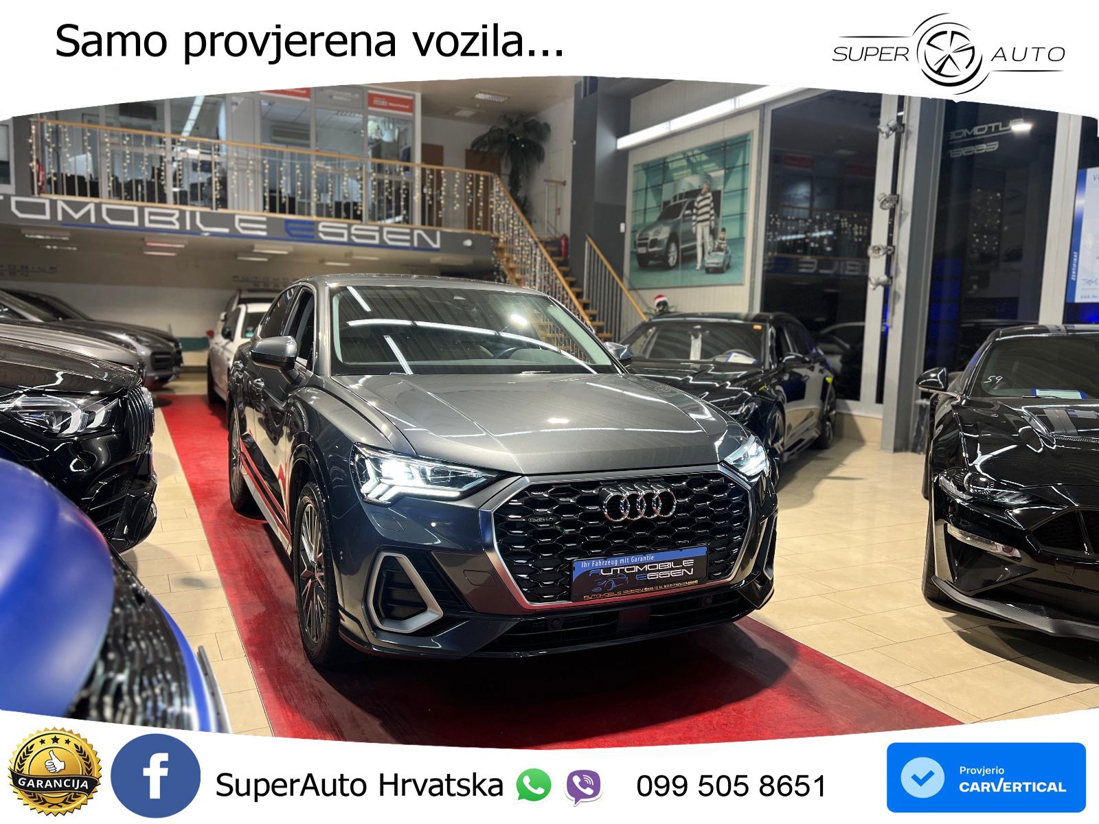 Audi Q3 II Sportback 45 TFSI (230 KS) quattro S tronic S line MATRIX+GR SJED+KAM