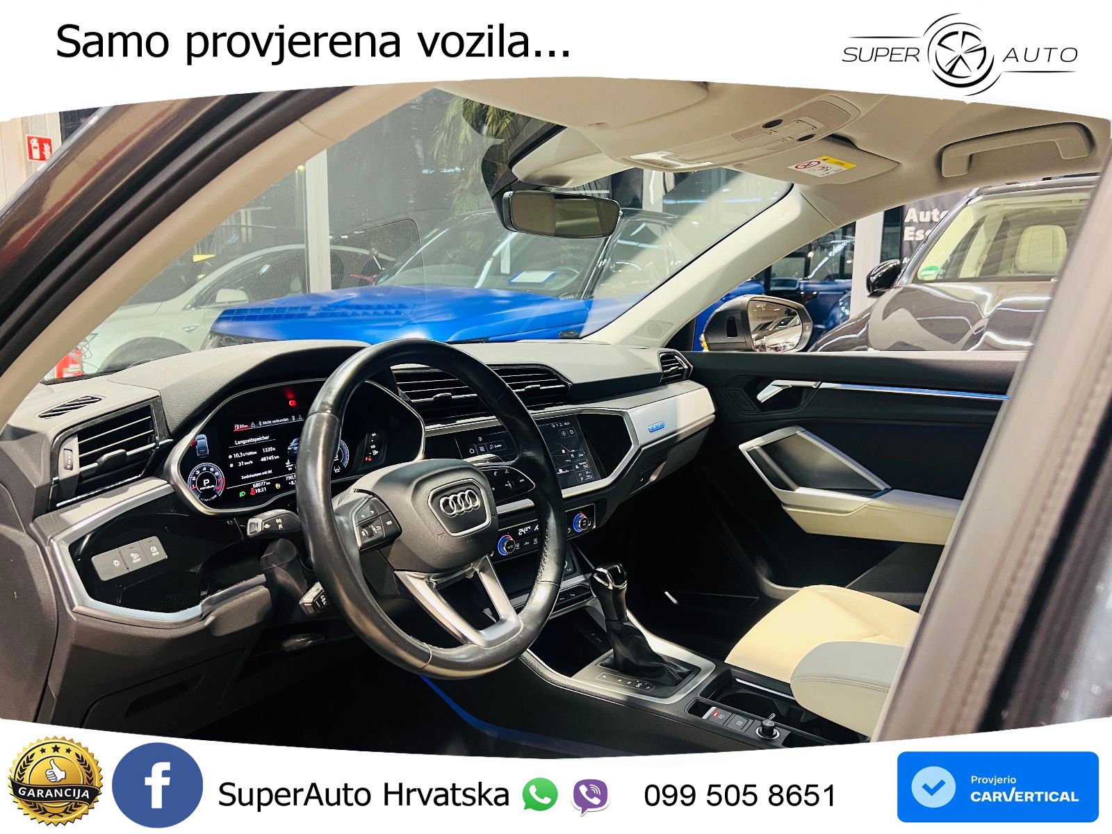 Audi Q3 II Sportback 45 TFSI (230 KS) quattro S tronic S line MATRIX+GR SJED+KAM