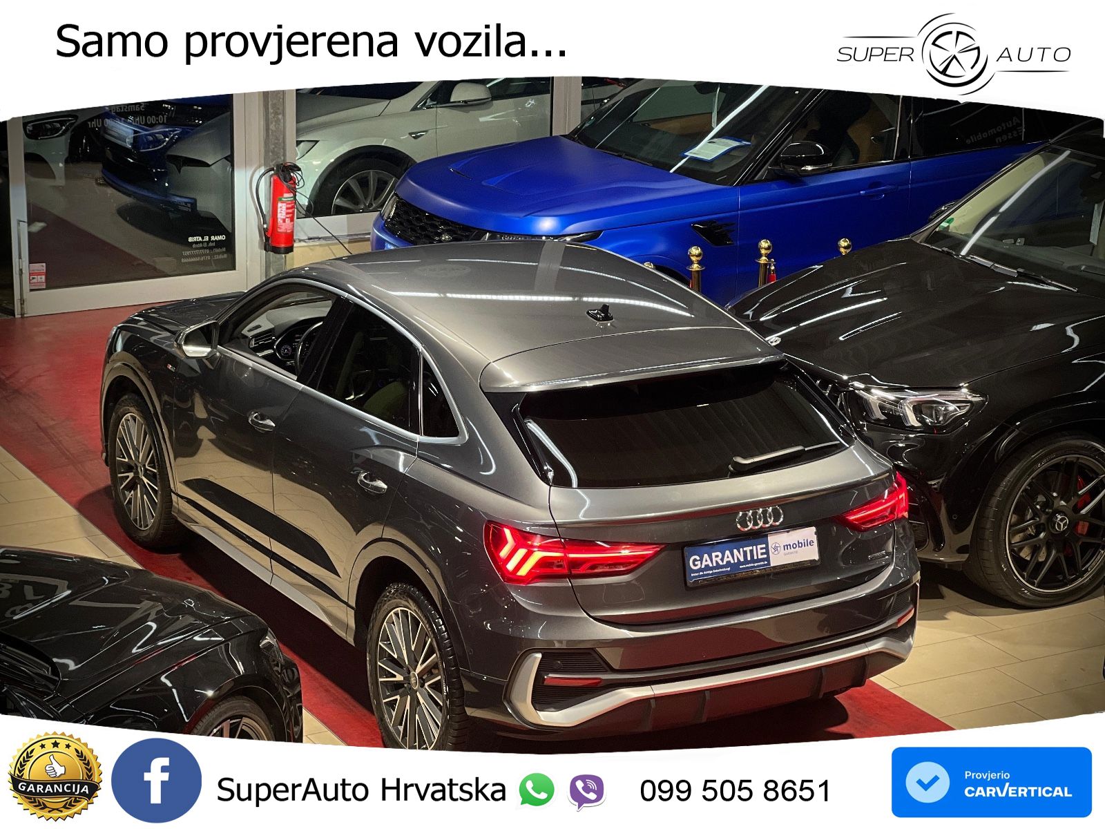 Audi Q3 II Sportback 45 TFSI (230 KS) quattro S tronic S line MATRIX+GR SJED+KAM