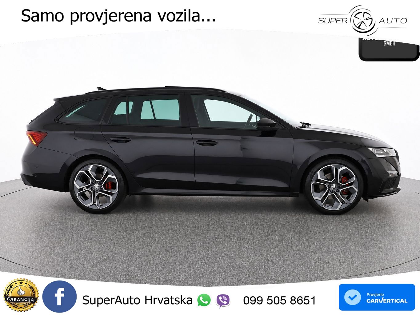 Škoda Octavia Combi RS 2.0 TDI (200 KS) 4x4 DSG LED+GR SJED+ACC