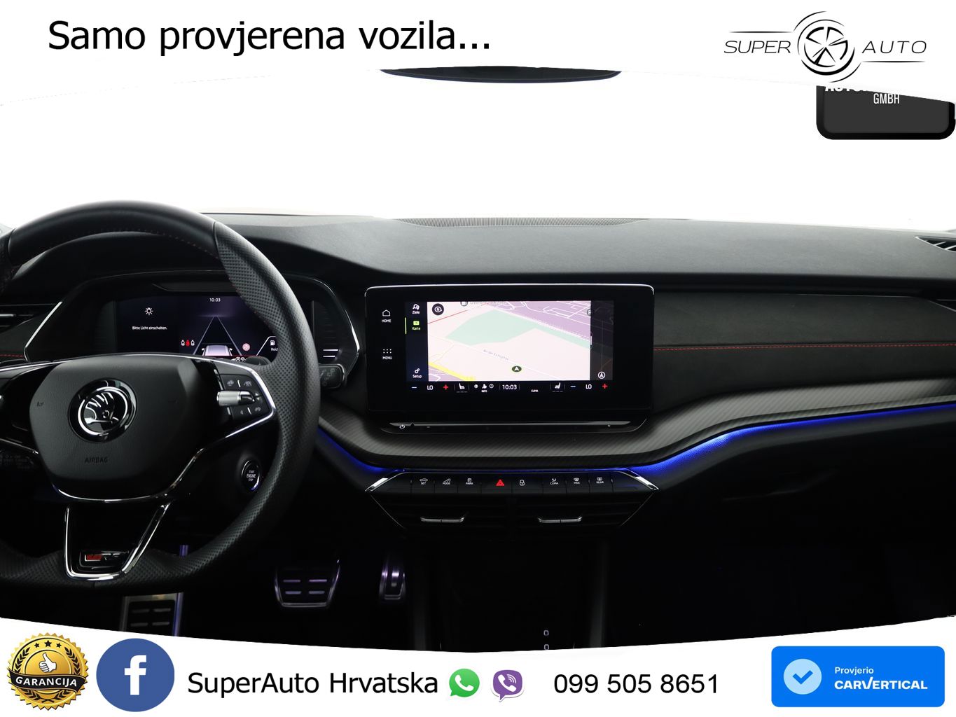 Škoda Octavia Combi RS 2.0 TDI (200 KS) 4x4 DSG LED+GR SJED+ACC