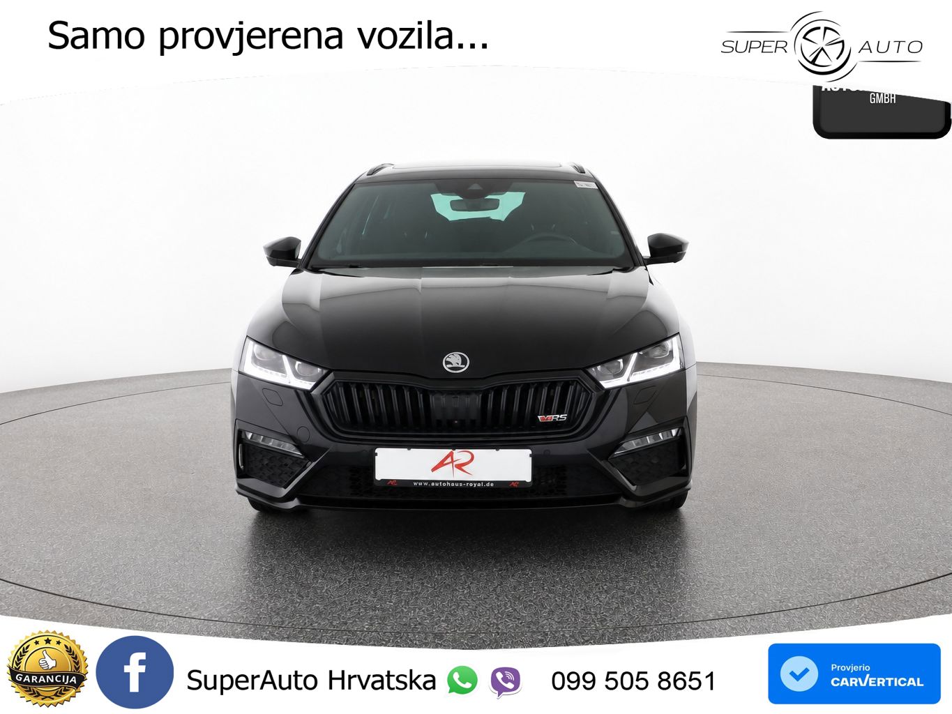 Škoda Octavia Combi RS 2.0 TDI (200 KS) 4x4 DSG LED+GR SJED+ACC