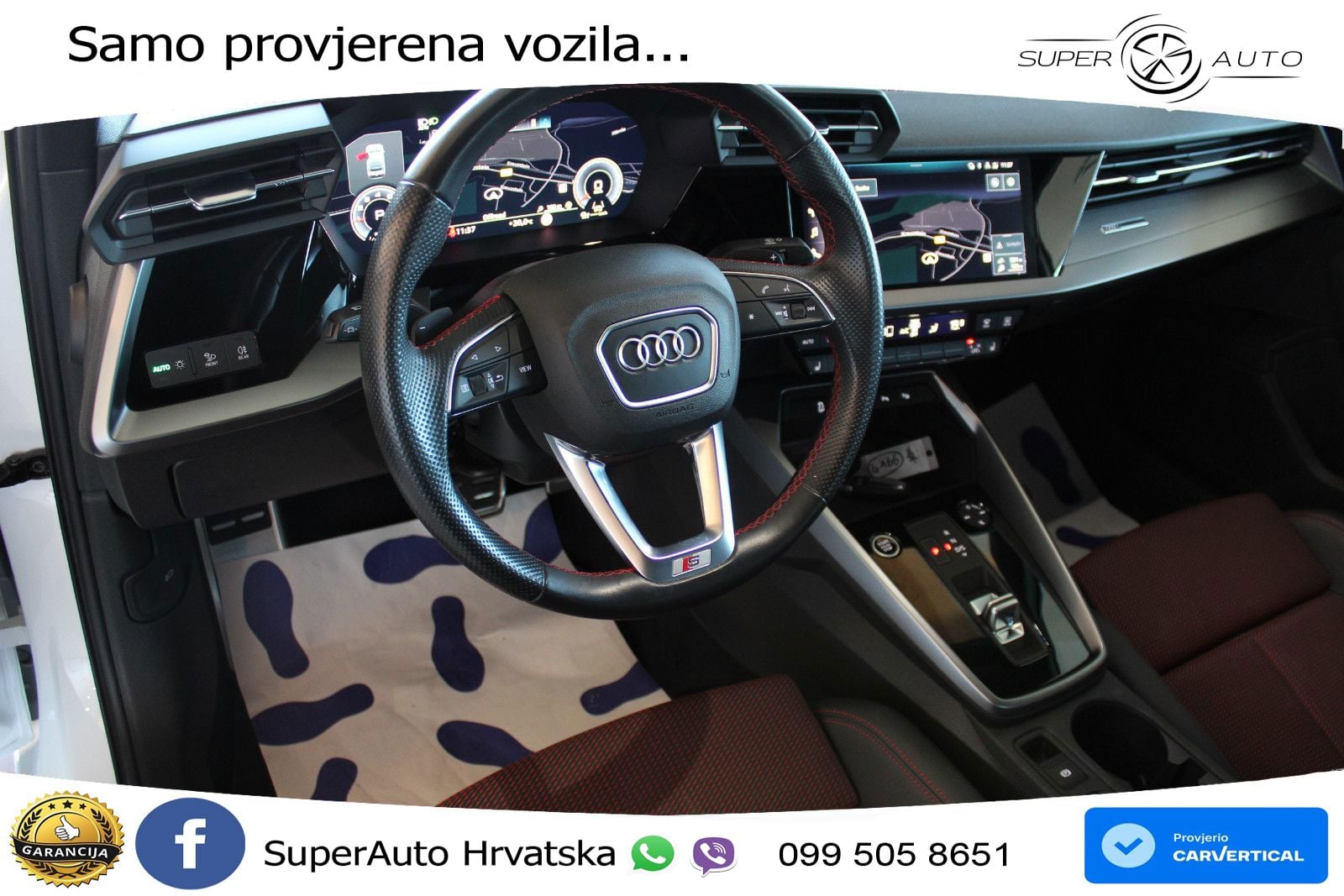 Audi A3 Limuzina 35 TFSI (150 KS) S tronic S line LED+GR SJED+ACC