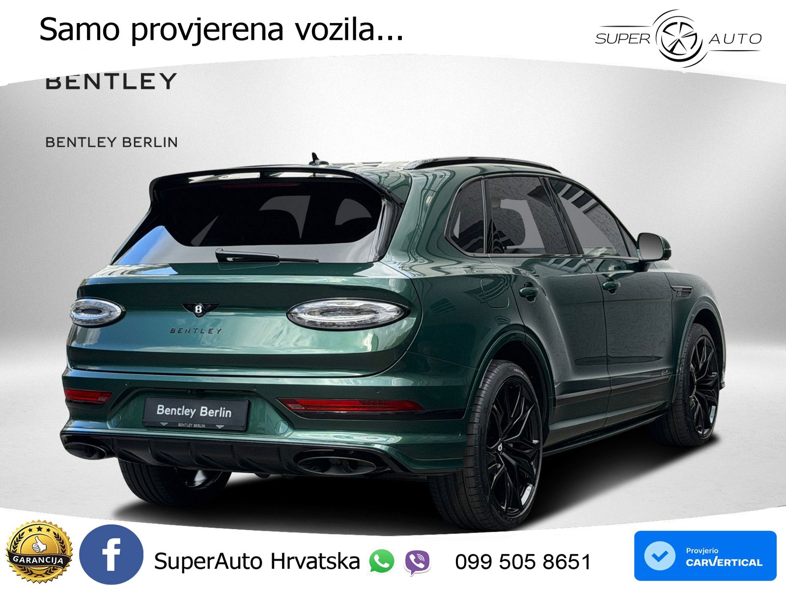 Bentley Bentayga Speed 4.0 V8 (650 KS) AWD Automatic LED+GR SJED+ACC