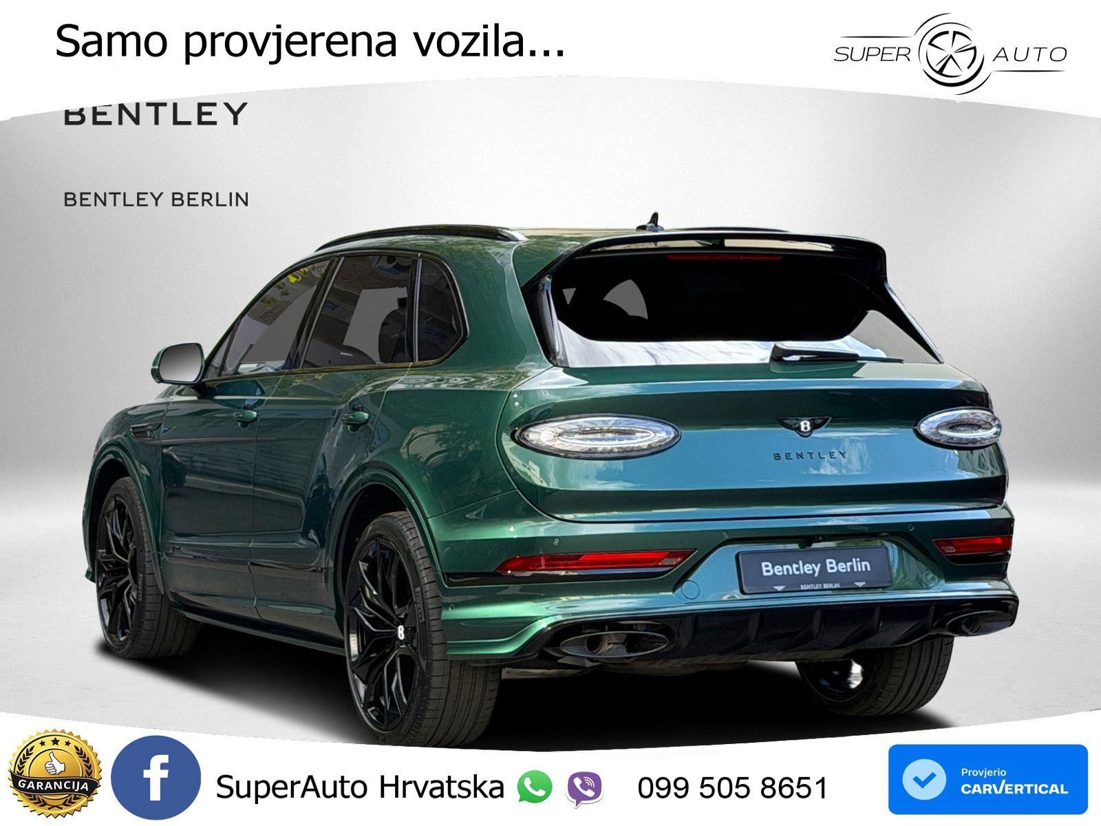 Bentley Bentayga Speed 4.0 V8 (650 KS) AWD Automatic LED+GR SJED+ACC
