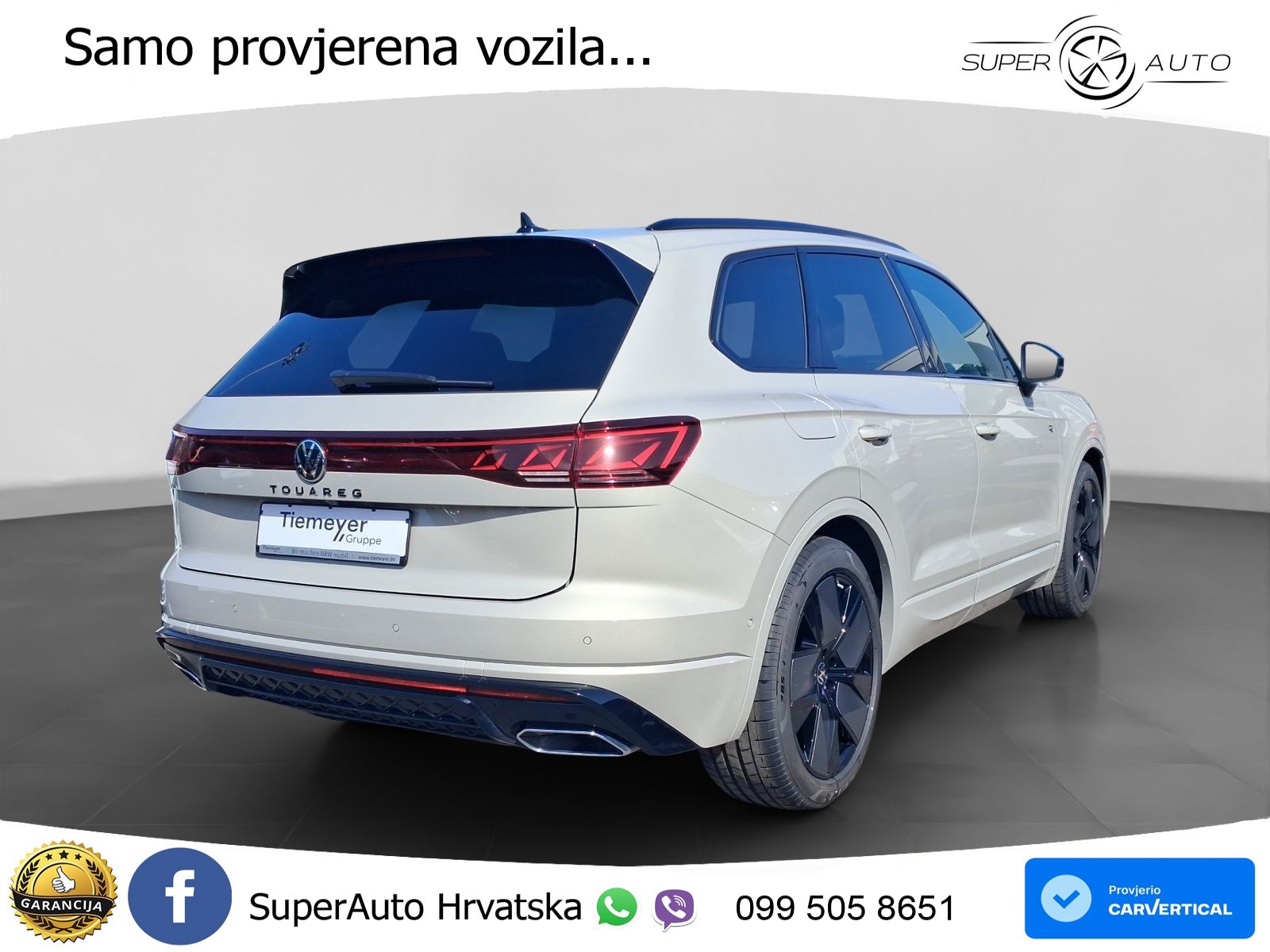 Volkswagen Touareg 3.0 V6 TDI (286 KS) 4MOTION Tiptronic ZRAČNI+ACC+GR SJED+KAM+PANO