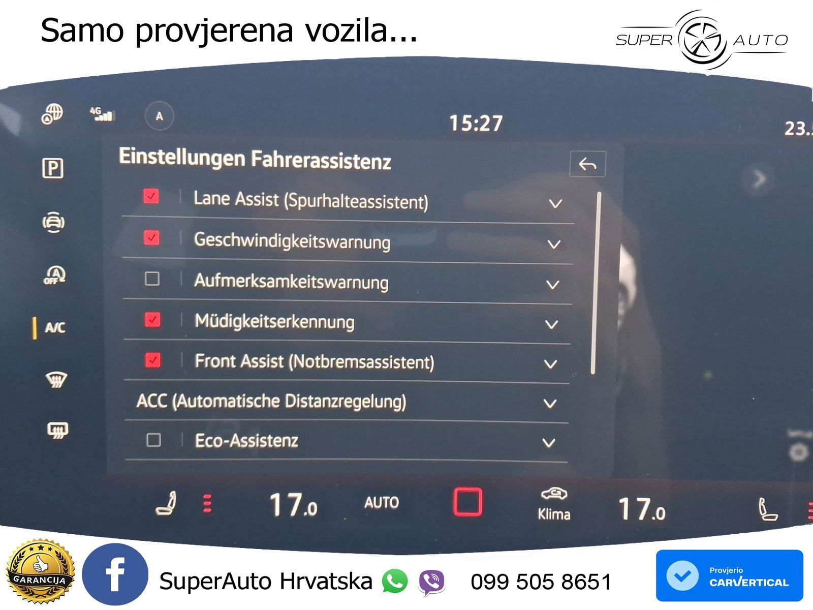Volkswagen Touareg 3.0 V6 TDI (286 KS) 4MOTION Tiptronic ZRAČNI+ACC+GR SJED+KAM+PANO