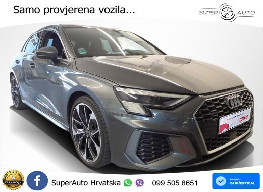 Audi A3 40 TFSI (190 KS) quattro S tronic S line MATRIX+GR SJED+KAM