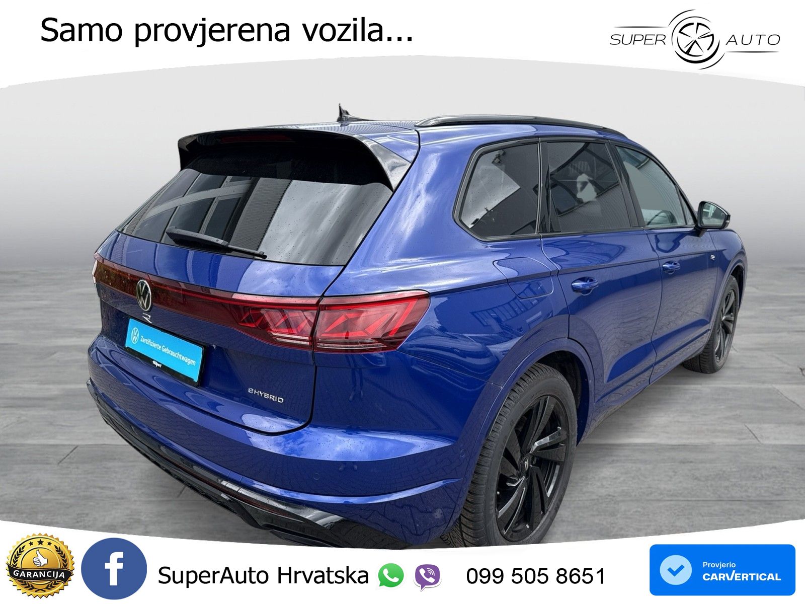 Volkswagen Touareg R 3.0 V6 TFSI (462 KS) 4MOTION Tiptronic ZRAČNI+ACC+4xGR SJED+KAM