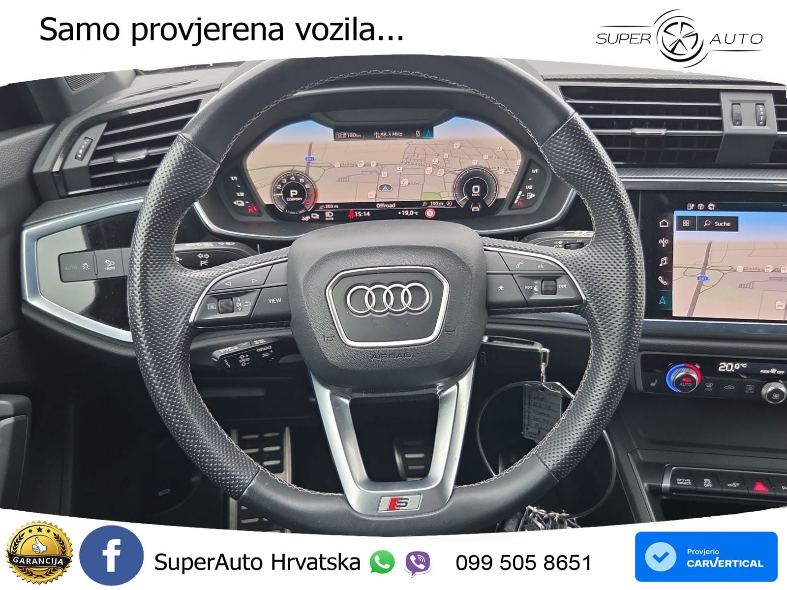Audi Q3 Sportback 45 TFSIe (245 KS) S tronic S line LED+GR SJED+ACC