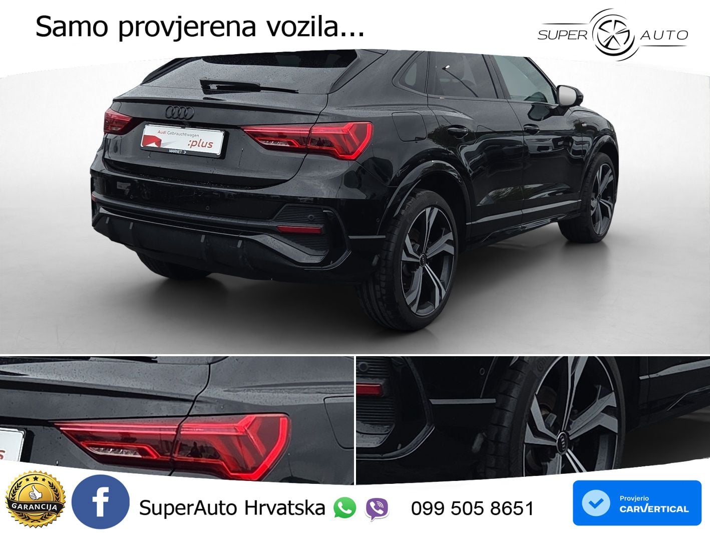 Audi Q3 Sportback 45 TFSIe (245 KS) S tronic S line LED+GR SJED+ACC