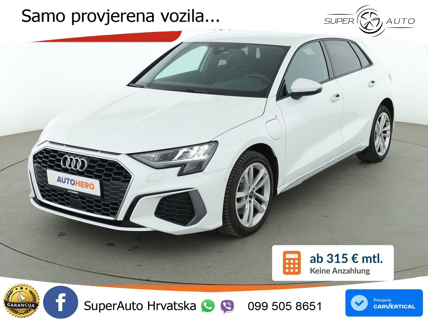 Audi A3 40 TFSIe (204 KS) S tronic S line LED+GR SJED+ACC