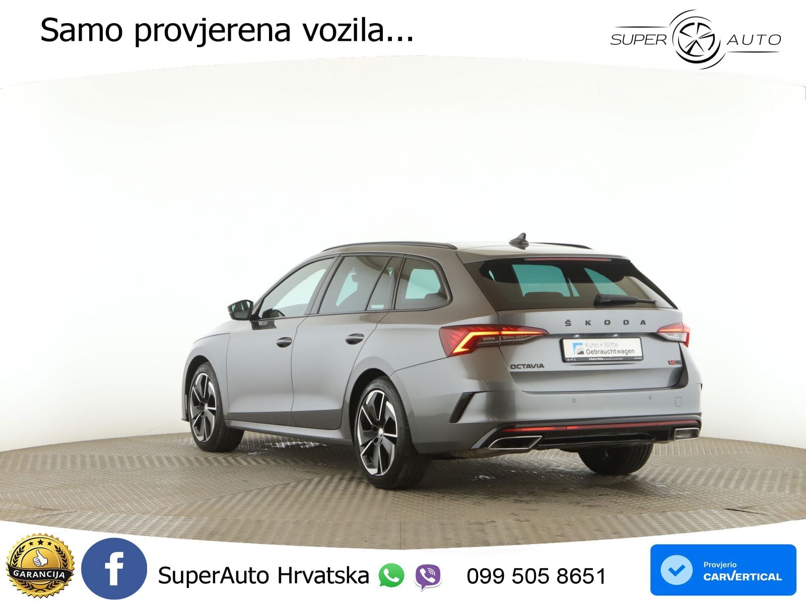 Škoda Octavia Combi RS 2.0 TDI (200 KS) 4x4 DSG LED+GR SJED+ACC
