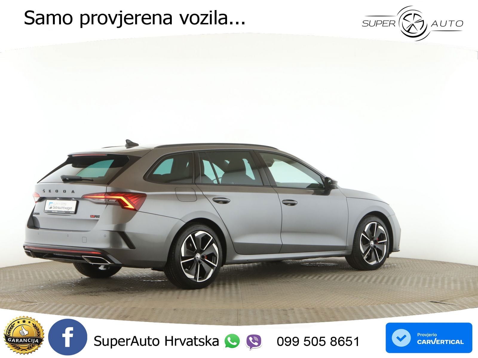 Škoda Octavia Combi RS 2.0 TDI (200 KS) 4x4 DSG LED+GR SJED+ACC