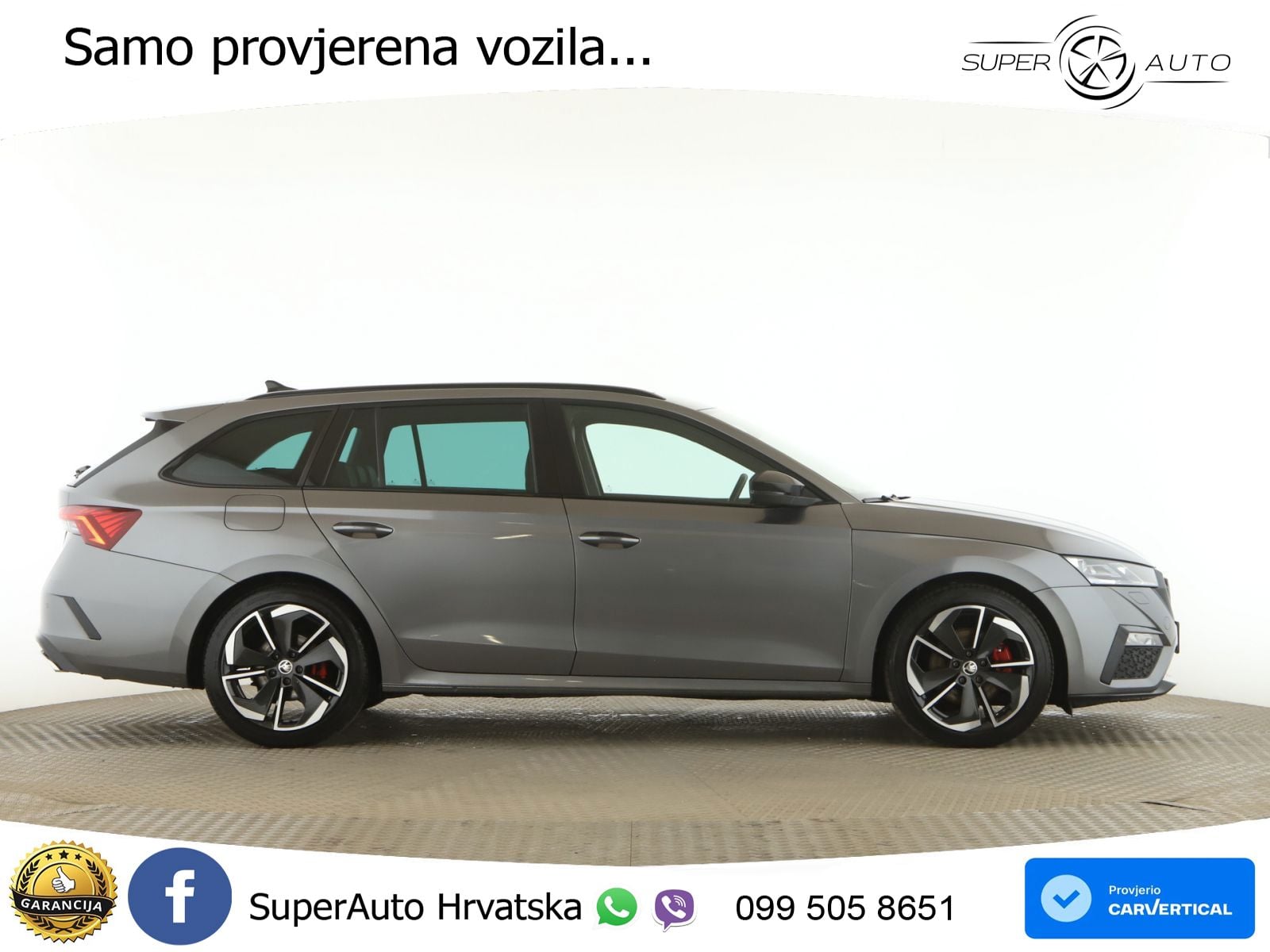 Škoda Octavia Combi RS 2.0 TDI (200 KS) 4x4 DSG LED+GR SJED+ACC